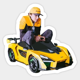 The Wheels On The McLaren Sticker